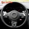 ABS Chrome Steering Wheel Cover Sticker Case for Volkswagen VW GOLF 6 MK6 POLO JETTA MK5 MK6 Bora Car Styling Trim Accessories ► Photo 3/6