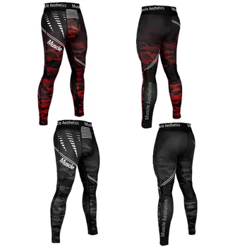 

New Men Compression Quick-drying Skinny Leggings Gyms Fitness Workout Bodybuilding Trousers High elastic Joggers Summer Pants