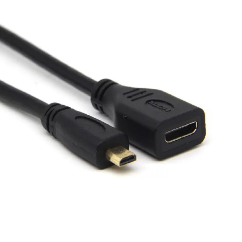 Mini HDMI 1,4 Женский к Micro HDMI Мужской видео конвертер кабель Шнур Тип C до D 15 см