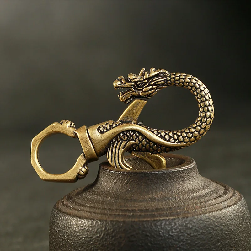dragon keychain brass (4)