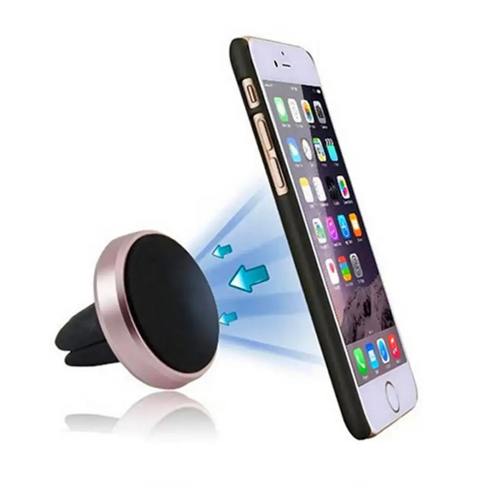 Car Phone Holder Magnetic Air Vent Mount Mobile Smartphone Stand Magnet Support Cell in Car GPS 3