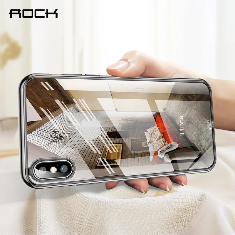 ROCK ТПУ чехол для телефона iPhone XR MAX 11 Мягкий защитный 6 6s 7 8 Plus прозрачные чехлы на