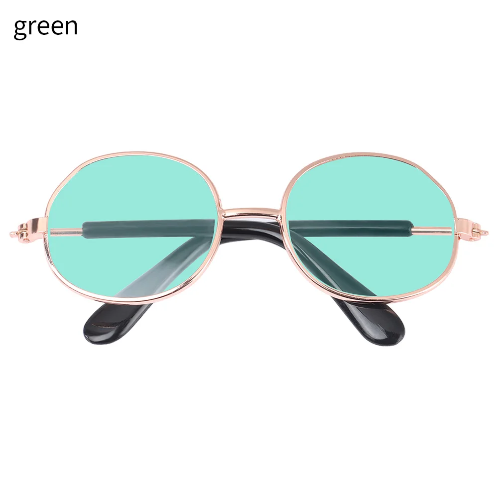 9CM Round Colored Glasses BJD Doll Sunglasses (Suitable For Blydoll, ICY  Doll，EXO, Salon) Clear eyesglass Toys