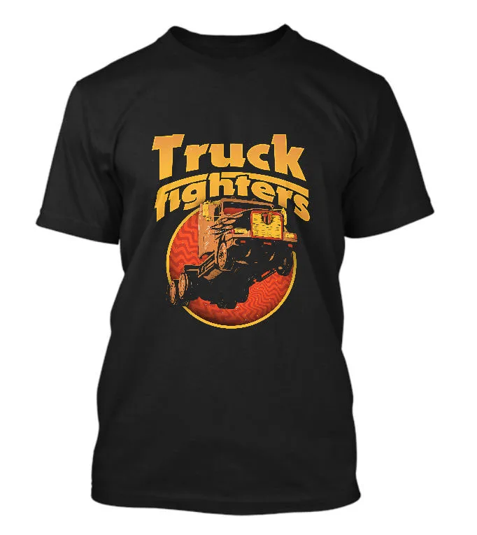 Новая футболка TRUCKFIGHTERS из тяжелого металла Psychedelic Rock Band черная для мужчин женщин и