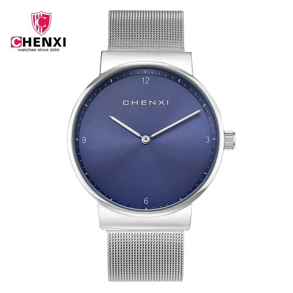 TOP  New 2020 Couple Quartz Watches Simple Fashion Casual Lady Net Belt Watch 8202