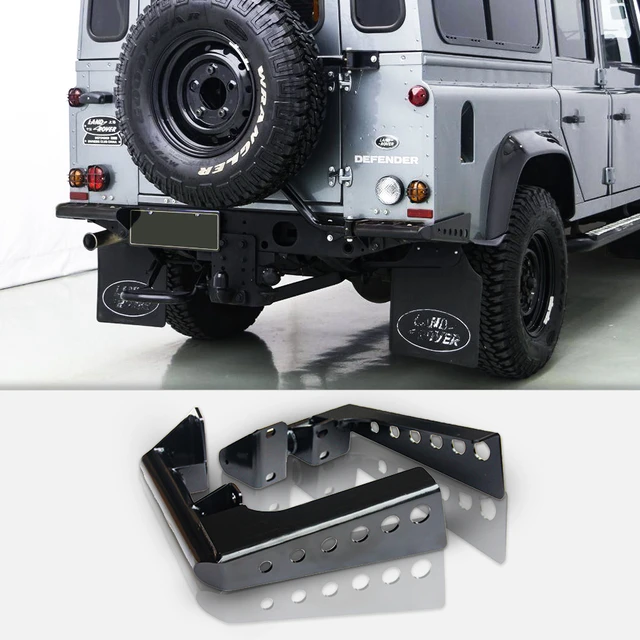 4x4 offroad sport auto zubehör körper teile stahl schutz hinten stoßstange  ecken bumperet fit für land rover defender - AliExpress