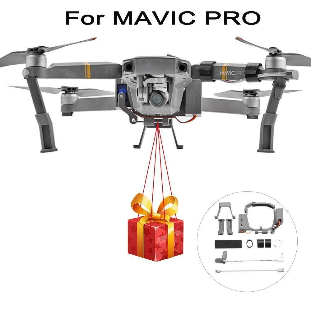 Airdrop Air Drop System для DJI Mavic 2 Pro Zoom Drone свадебное кольцо подарок воздушный сброс