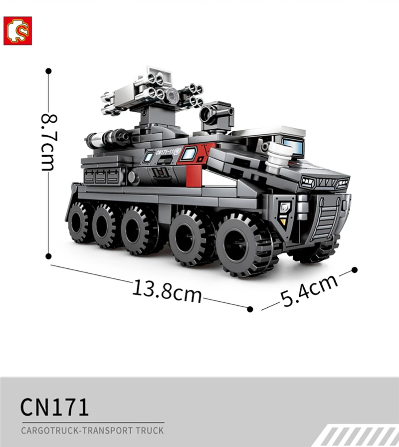 200+PCS Compatible LegoINGlys Bricks Boys Christmas Gift Toys Building Blocks Educational Crane Cargo Truck Transport Car Block (5)