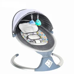Chaise à bascule intelligente Bluetooth pour bébé, panier suspendu élargi pour enfants, balançoire gauche et droite, nouveau 