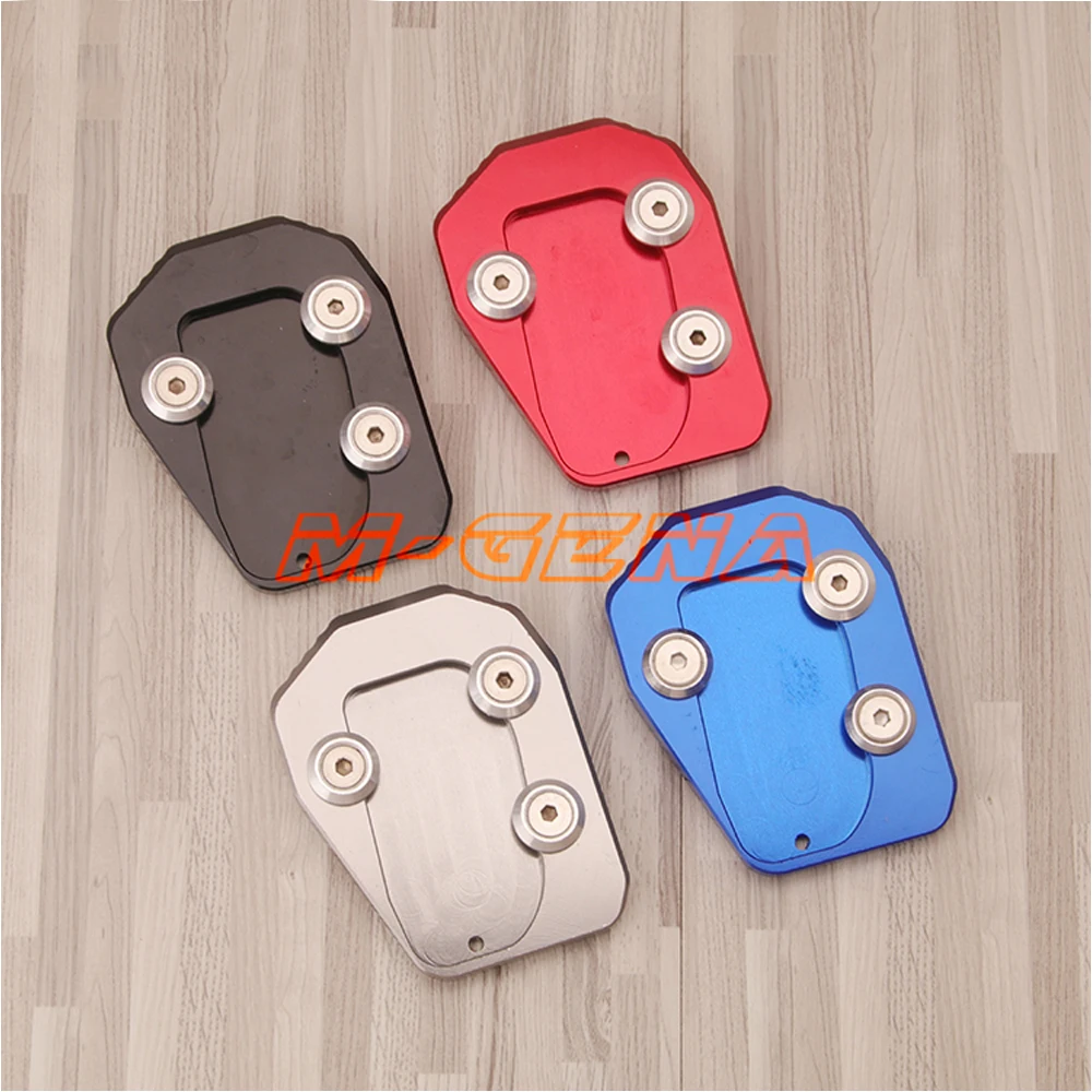 

Motorcycl CNC Side Stand Kick Stank Extension Foot Plate Pad For YAMAHA MT-09 XSR900 TRACER 900 SPORT TRACKER 2013-2017