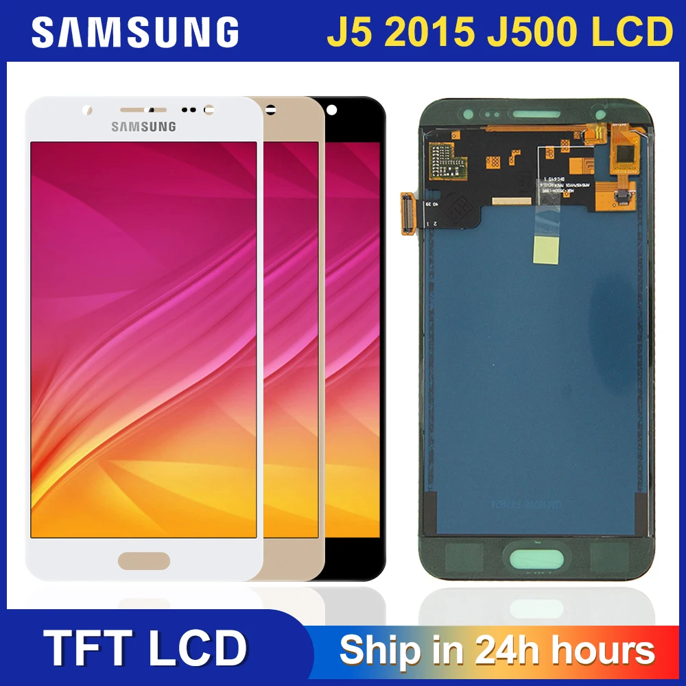 Регулировка яркости экрана для Samsung Galaxy J5 2015 J500 SM-J500FN J500M ЖК-дисплей сенсорный