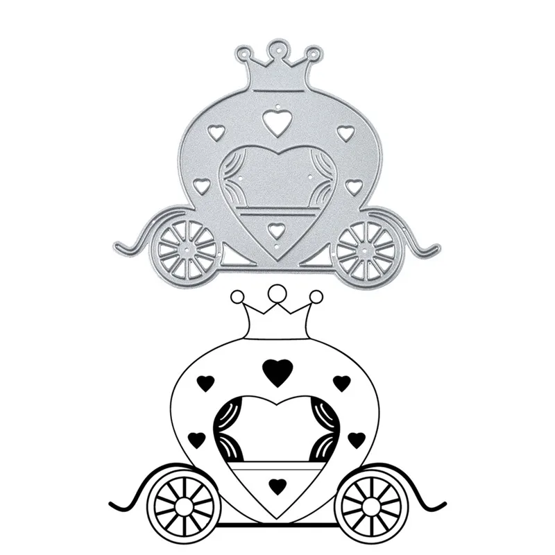 

YaMinSanNiO Crown Carriage Metal Cutting Dies New 2019 for Card Making Scrapbooking Embossing Die Cut Stencil Craft Dropshipping