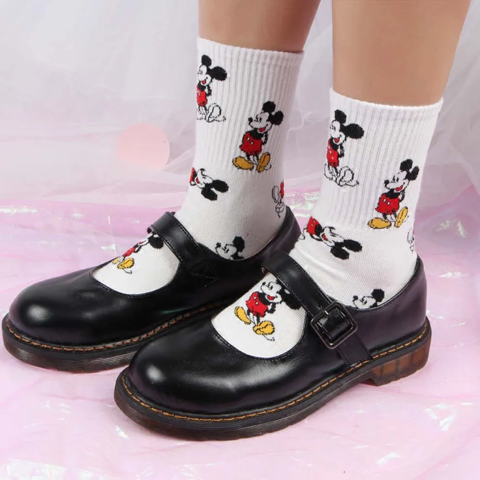 

Korean Style Creative animation Socks Fashion Funny Happy Novelty Women Sock Autumn Winter Warm Cartoon Calsetines De Mujer Lote