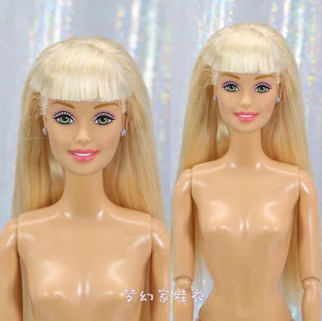 Оригинальная брендовая голая кукла, тело, разнообразие кожи, 29 см, 11 суставов, подвижные цветные волосы, кукла, голова, аксессуары, игрушки для девочек на день рождения, Bonecas - Цвет: L005-7