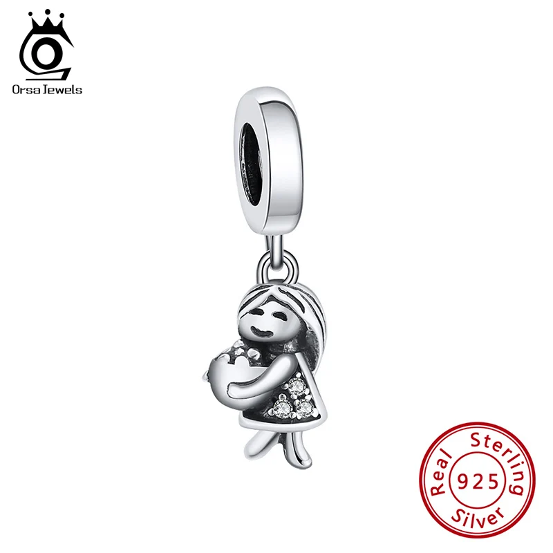ORSA JEWELS подлинное серебро 925 пробы подвеска шарм подходит для оригинального