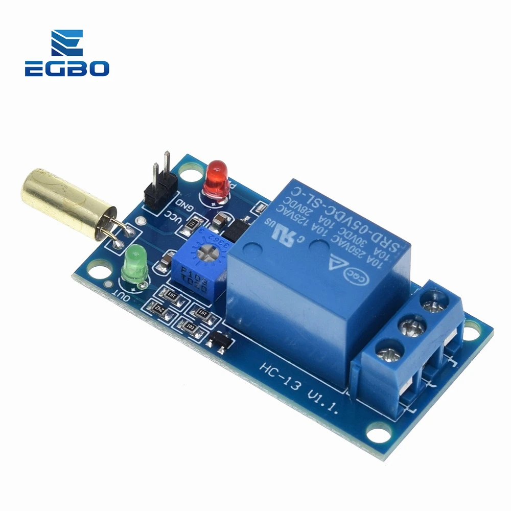 EGBO 5 в 1 канал Выход наклона угла Сенсор триггерный релейный модуль Золотой SW520D
