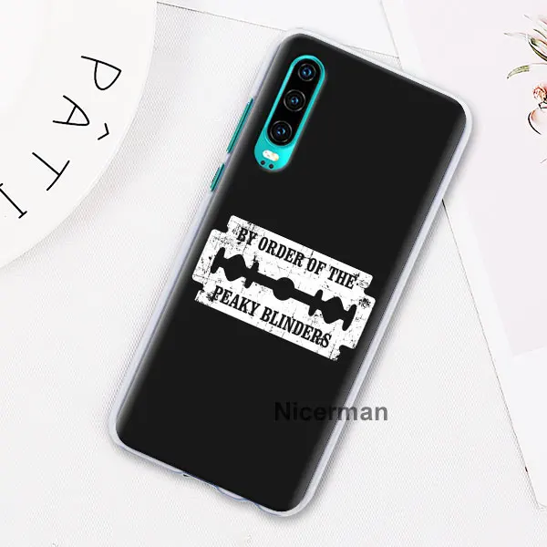 Peaky bliners логотип с крестом Чехлы для huawei P30 P20 Lite P30 Pro P10 P9 Lite P Smart Plus жесткий чехол - Цвет: H15