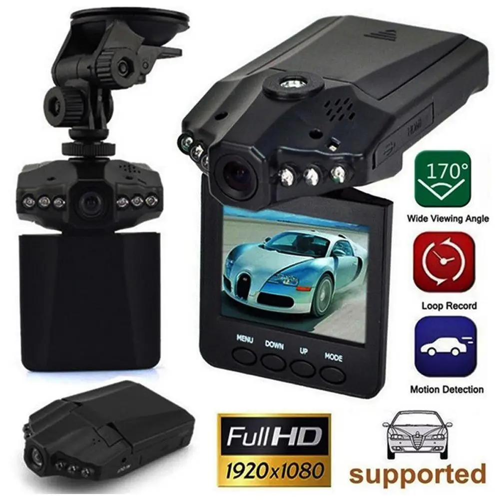 

2019 New 2.4 Inch Car Front Driving Recorder 500 Million Pixels DVR Infrared Night Vision Wide-angle Recorder
