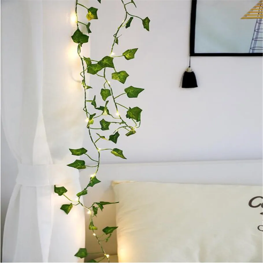 

2M Maple leafs fairy led string lights garland fairy lights,garland wedding home decoration, mini led copper light