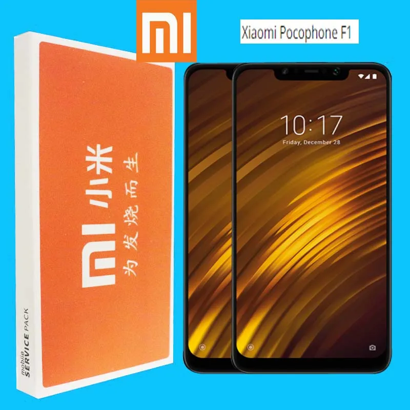 6,1" AAA ЖК-дисплей+ рамка для Xiaomi Pocophone F1 ЖК-экран для POCO F1 ЖК-экран дисплей Разрешение 2246*1080