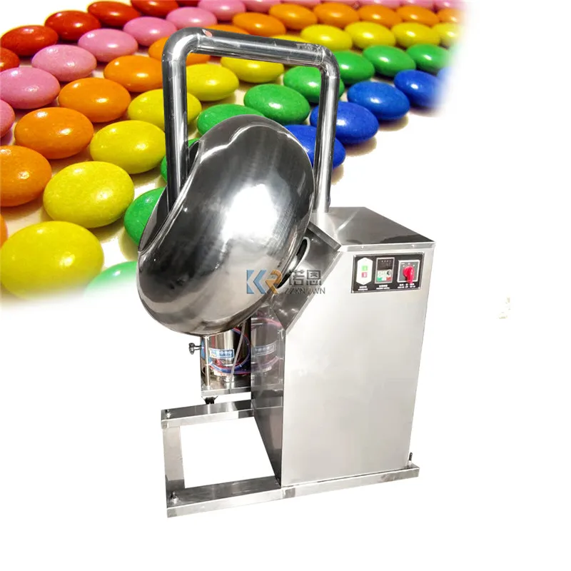 

Multi-function Automatic Cashew Sugar Peanut Chocolate Candy Almonds Nuts Coating Machine