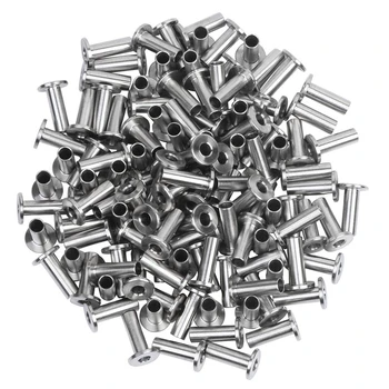 

60Pcs Stainless Steel Protector Sleeves Protective Sleeves for 1/8 inch Wire Rope Cable Railing, DIY Balustrade T316