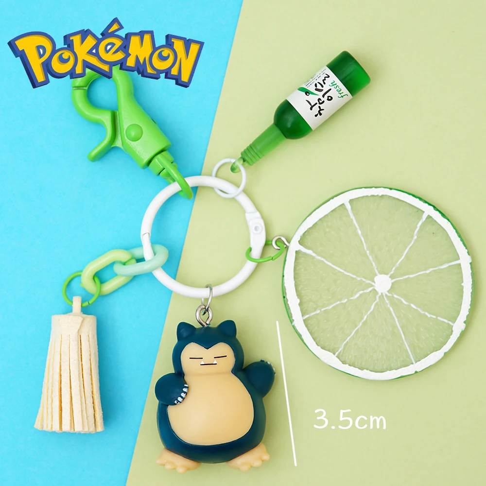

Takara Tomy Pokemon GO Anime Sun and Moon Snorlax Keychain Action Figure Model Collection Christmas Gifts Toys for Children