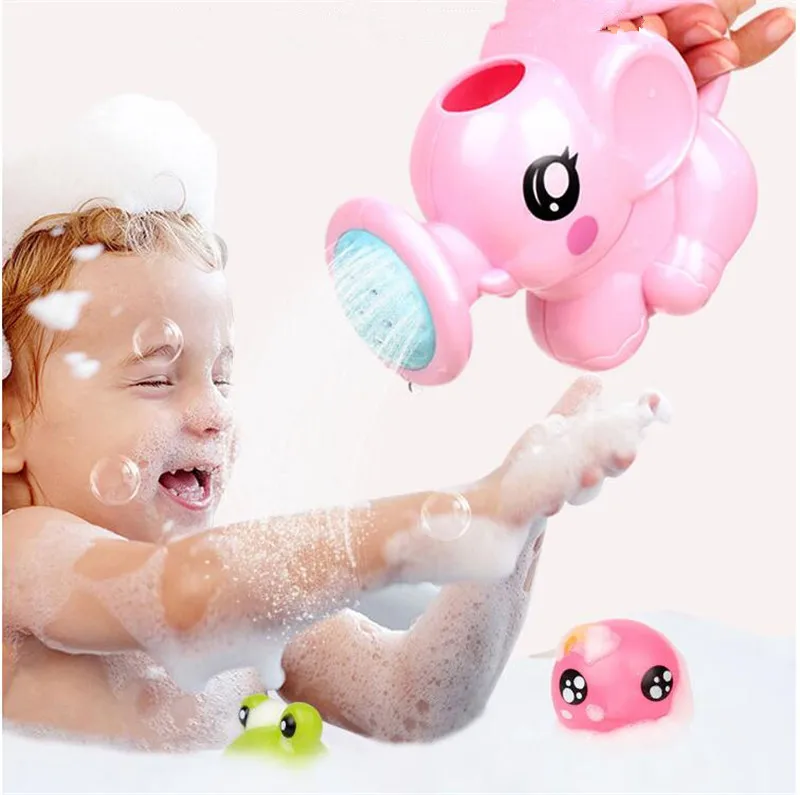 

Classic Baby Bath Toys Lovely Plastic Elephant Shape Animal Children Bathroom Water Spray Toys For Baby Shower Swimming Toys Kid