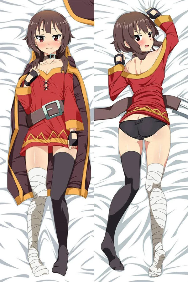 Декоративная новая японская сексуальная девушка аниме KonoSuba Megumin Throw Otaku Dakimakura подарки постельные принадлежности длинная подушка для объятий чехол 150x50 см