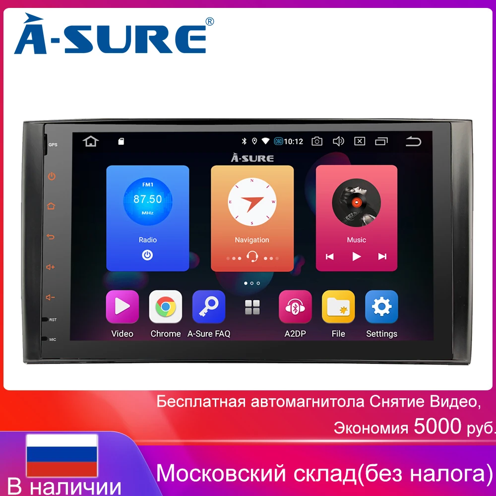 A-Sure 9 дюймов Cortex A35 Android 0 Авто радио gps dvd-плеер стерео для Mercedes-Benz A/B Sprinter Vito Viano VW Crafte