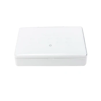

High Quality Portable UV Disinfection Box Mask Disinfection Mobile Phone Disinfection Box for Home, Outdoor, Travel(WHITE)