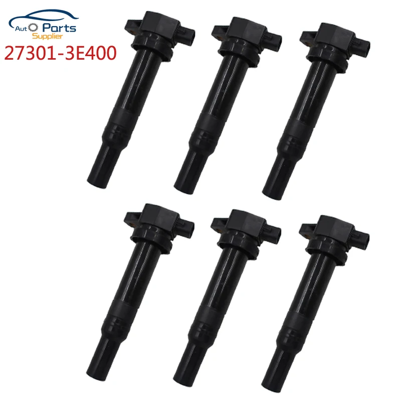 27301-3E400 Катушка зажигания для Hyundai Santa Fe Kia Optima Rondo 2.7L 2006-2010 / 27301 3E400 273013E400 UF558 5C1624 |