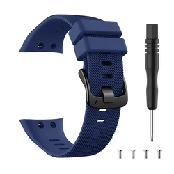 Silicone Watchband Strap - Forerunner 45S (Midnight Blue)