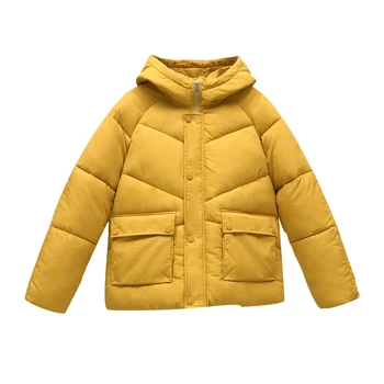 

QIMAGE 2019 Autumn Winter Women Parka Fashion Women Jacket Winter Coat Female Stand Down Jacket Warm Casual Plus Size Coats