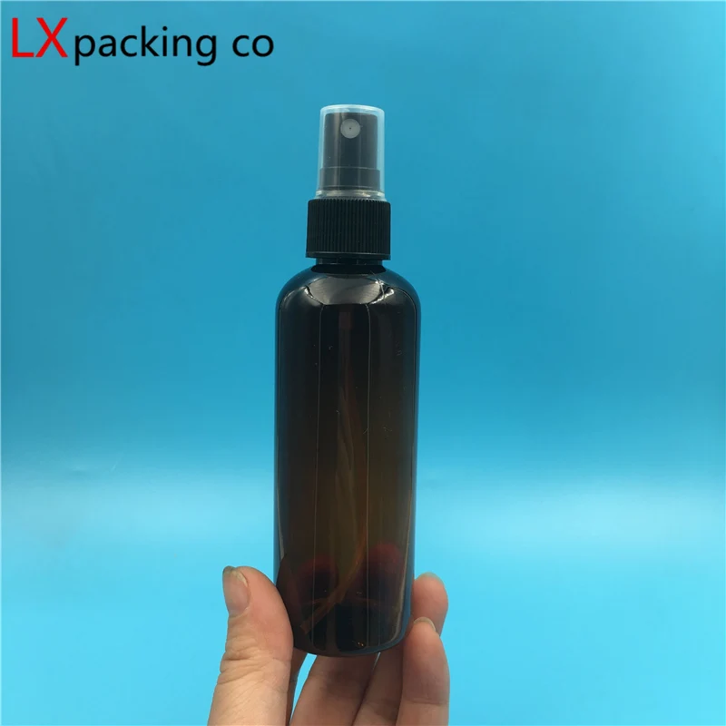 50 pçs 10ml 100ml marrom plástico perfume