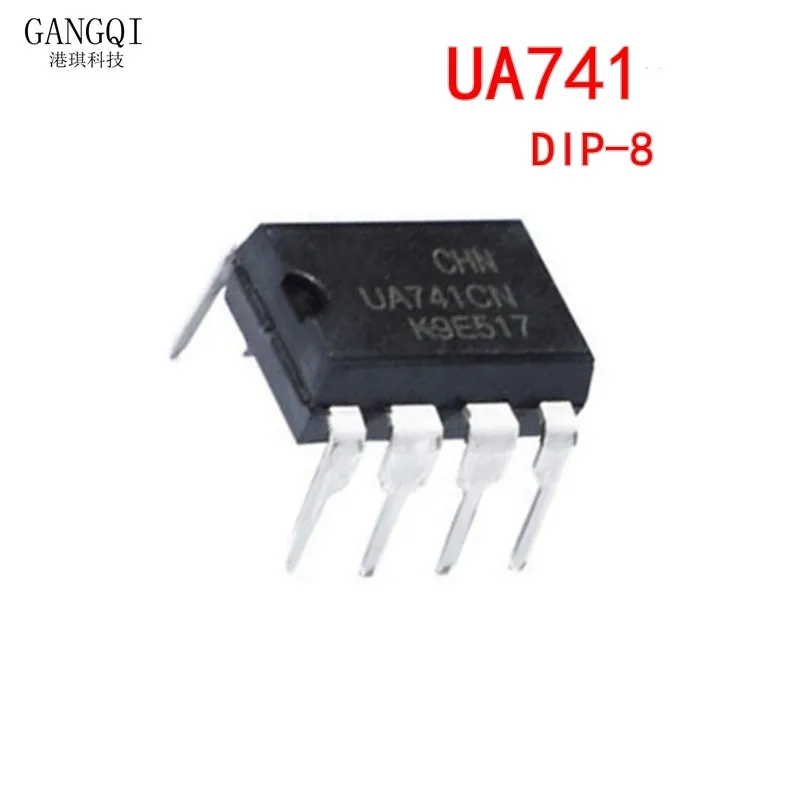20 шт. DIP IC 8 контактов UA741CN UA741CP UA741 LM741 741 DIP-8 Новый | Электронные компоненты и