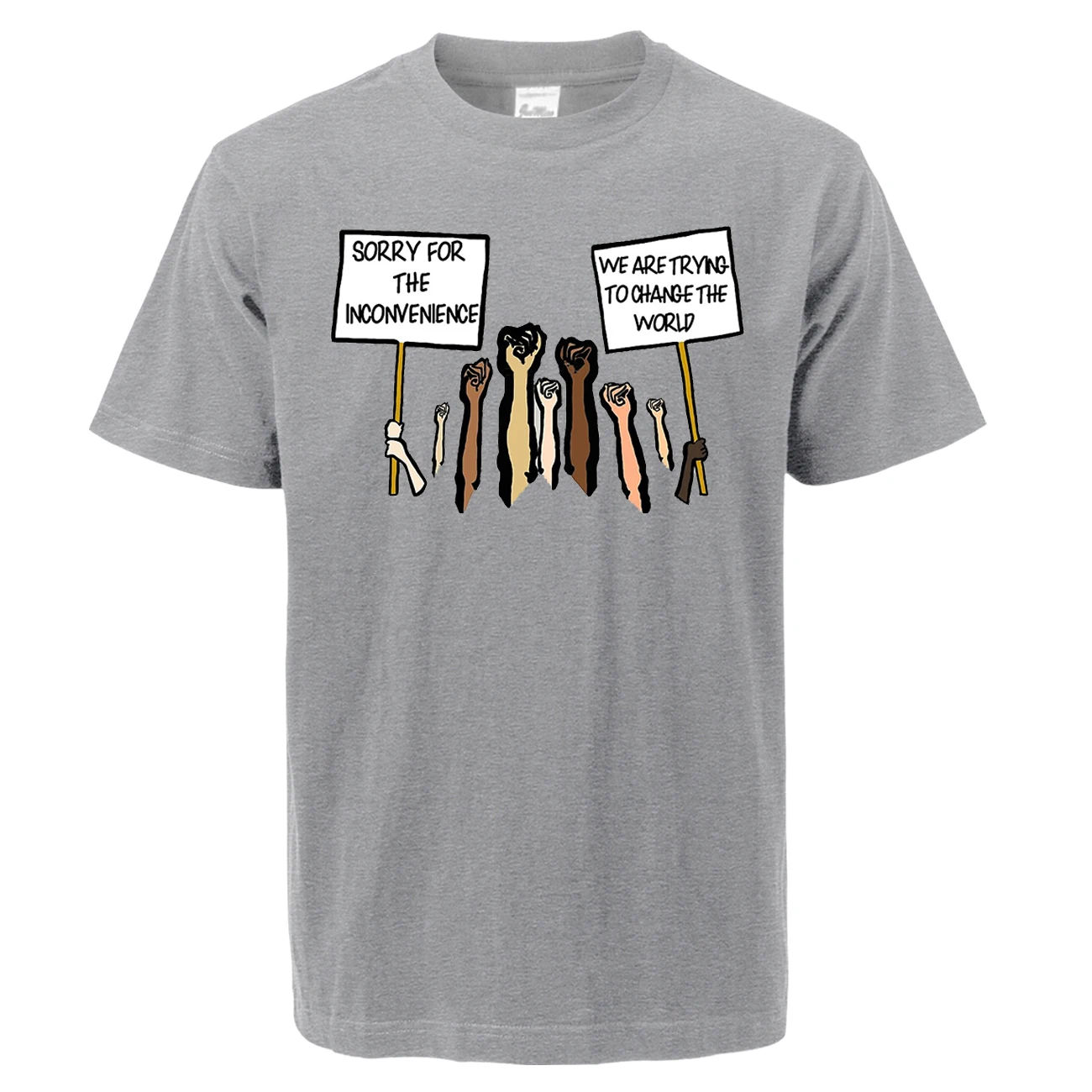 Black Lives Matter I Can't Breathe George Floyd Short Sleeves O Neck Print T-shirt Men's Cotton 2020 Summer Tops Tees Tshirt | Мужская