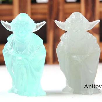 

Action Figure Star Wars Master Mini yoda PVC Collection Model Toys with Luminous