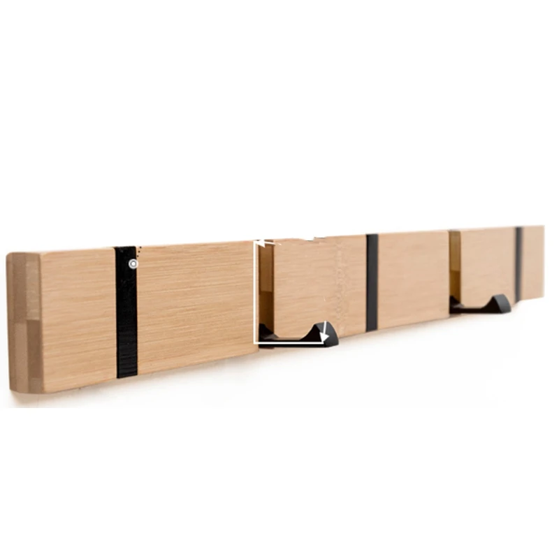

Solid Wood Vintage Hooks Hanger Holder Clothes Storage Hook Folding Hook Wall Hanging Hanger Home Decor Coat Hooks Rack