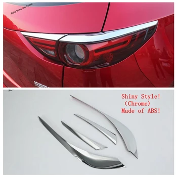 

Yimaautotrims ABS Bright Style Rear Trunk Light Lamp Eyelid Eyebrow Strip Cover Trim Exterior Fit For Mazda CX-5 CX5 2017 - 2020