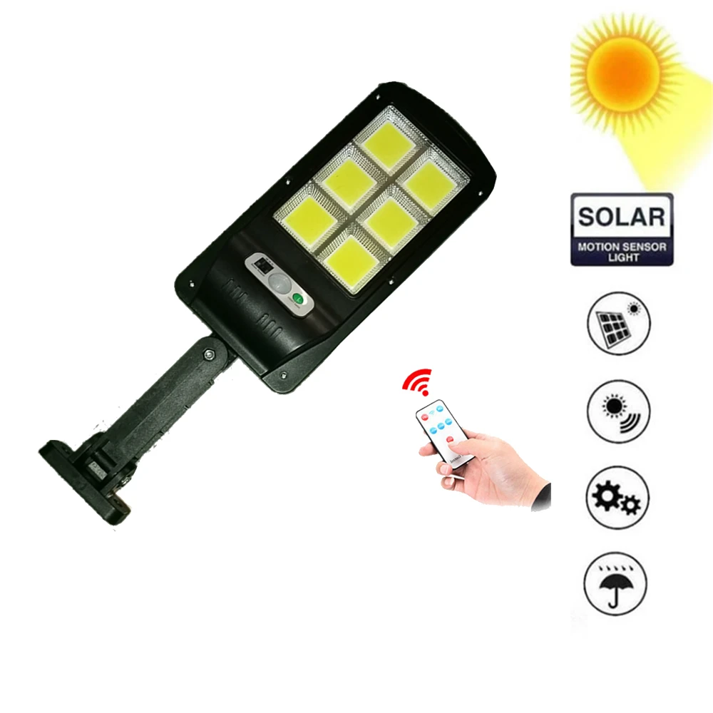 

solar light lamp floodlight reflector Panel Power PIR Motion Sensor Separable Wall Outdoor Path Yard Garden Fence Night New remo