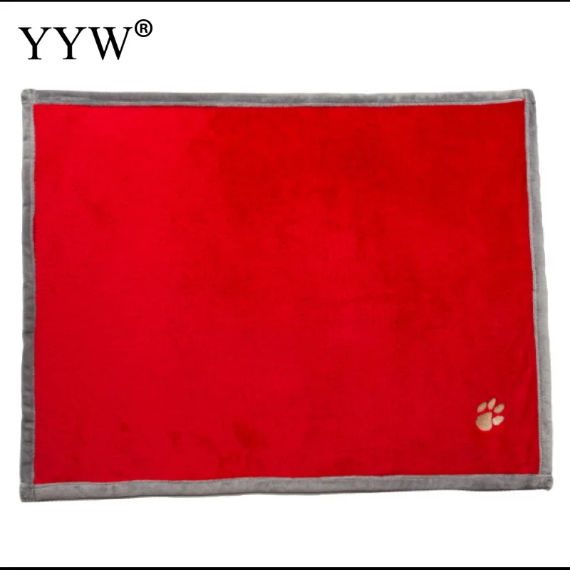 

Red Pet Blanket Beds Dog Cat Pet Products Pets Cloth Mat Soft Carpt Blankets Mats For Dog Accessories Home Love Pet Supplies