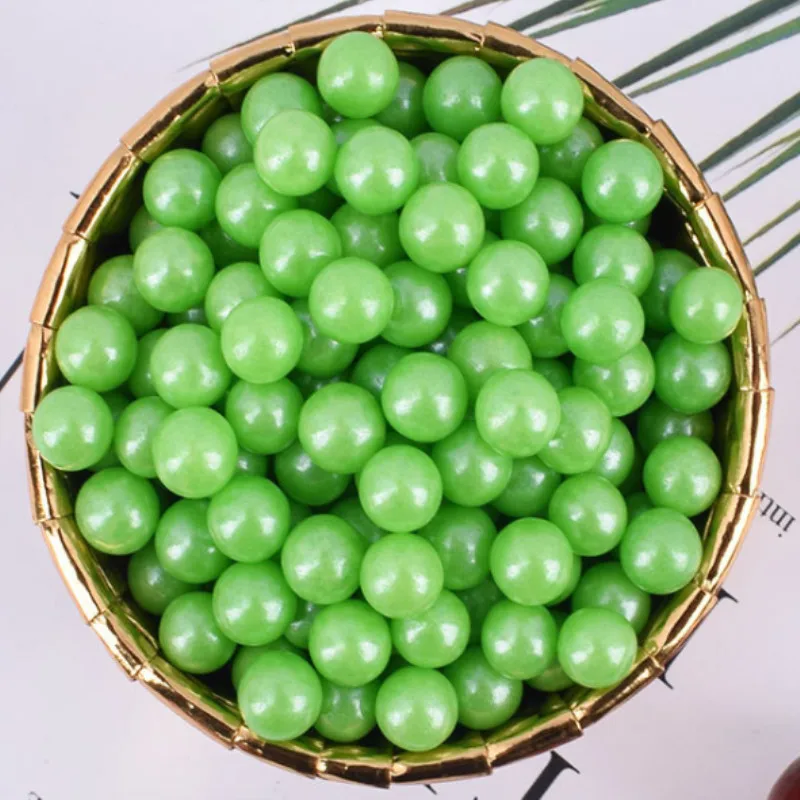 15 г съедобные зеленые Бусины Жемчужные милые комочки помадный кекс своими руками для выпечки спринклз зеленый шар для оформления капкейков