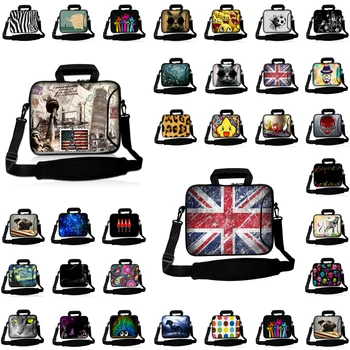 

Large Capacity Neoprene Messenger Bag Handle 10 12 13 14 15 17 Case Shoulder Strap Briefcase For Macbook Acer Lenovo Samsung MSI