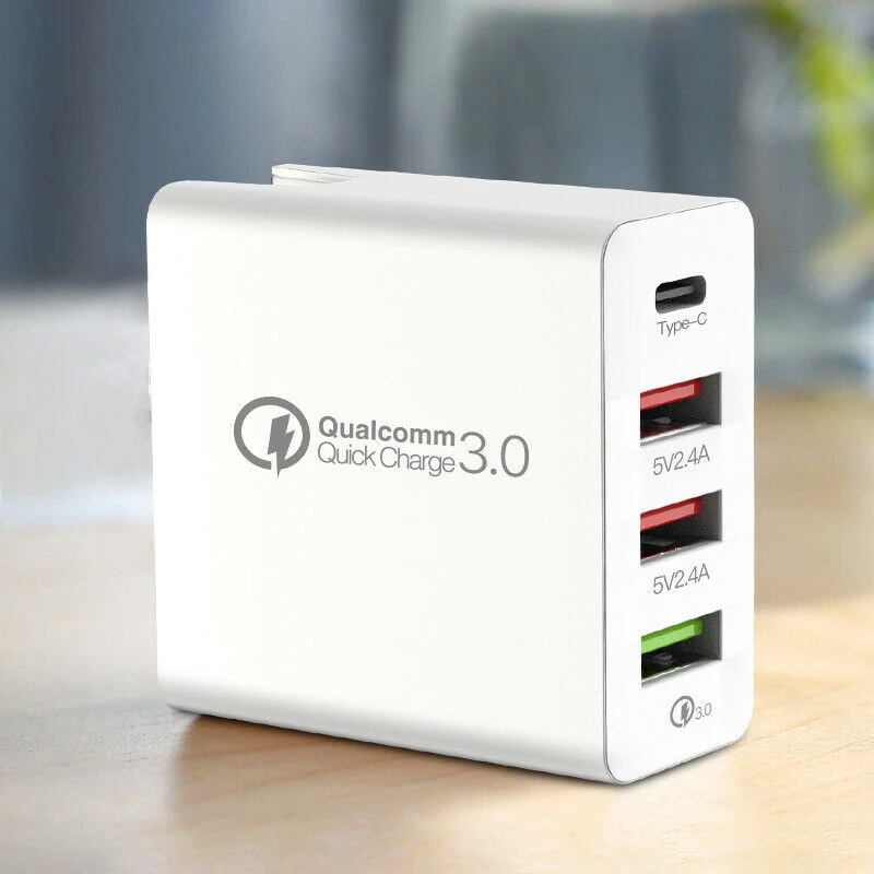 48 Вт Quick Charge 3,0 type C Usb зарядное устройство адаптер для Iphone Xiaomi samsung Быстрое зарядное устройство для мобильных планшетов зарядное устройство(ЕС вилка