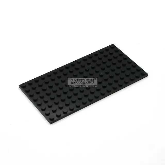 MARUMINE 8x16 Dots Base Plate Particles Building Blocks Compatible 92438 MOC Classic Bricks Accessories DIY Toys for Boys Girls 6