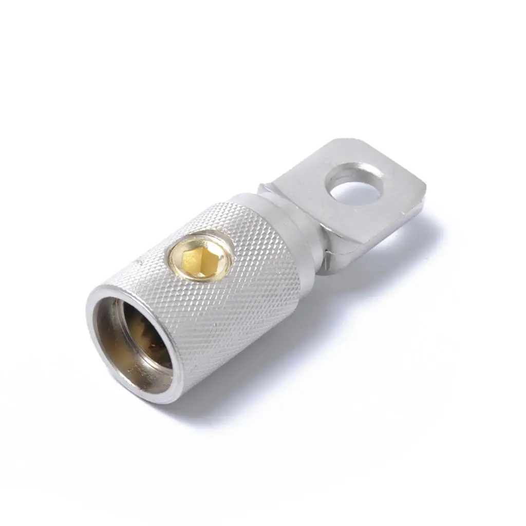 MagiDeal Pair 0AWG Wire Coupler Terminal Butt Connector Joiner Barrel Screw