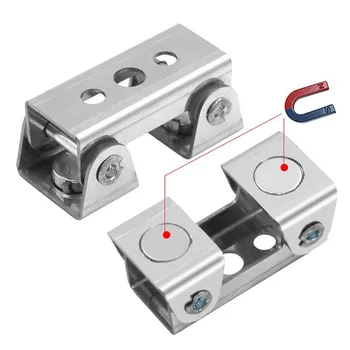 

V Magnetic Adjustable Welding Fixture Clamp Stainless steel Suspender V Shaped Pressure Block metal clamps angle clamp holder