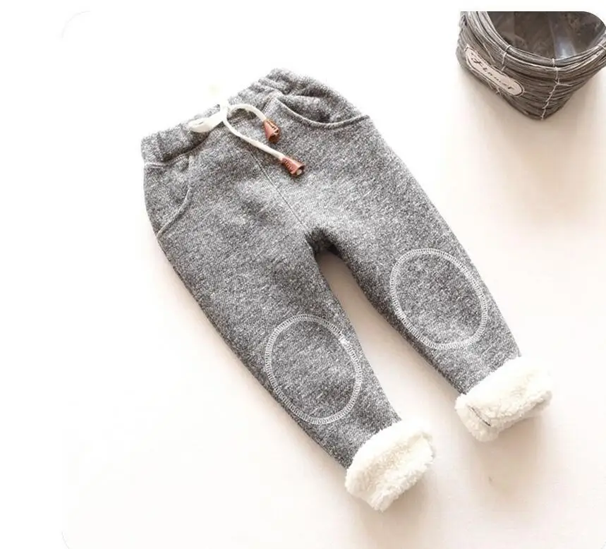 Теплые штаны для маленьких мальчиков и девочек; повседневные зимние штаны для малышей; утепленные леггинсы для малышей; брюки для девочек; спортивные брюки для новорожденных брюки