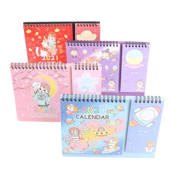 

Kawaii Notebook Portable 2021 Agenda Diary Journal Weekly Monthly Planner School Supplies Stationary Organizer Schedule